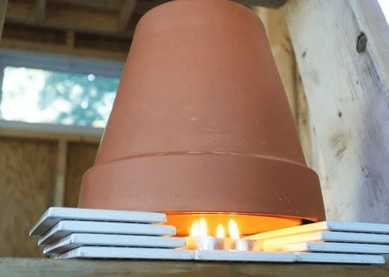tea light oven to save on power