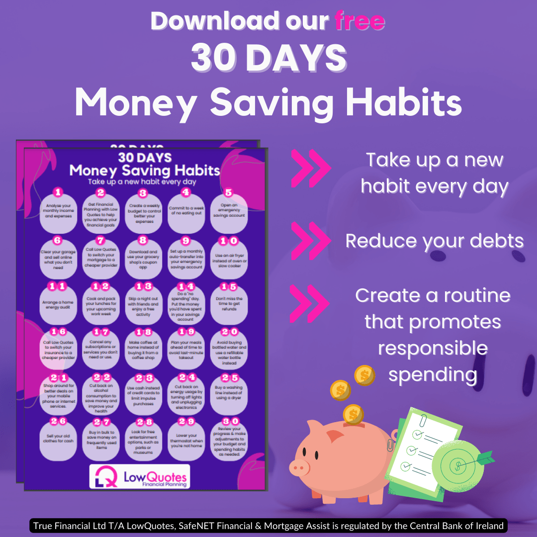 30 Days Money Saving Habits - Download for Free - LowQuotes